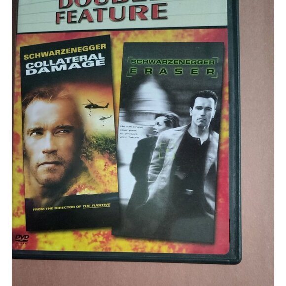 Arnold Schwarzenegger Action Movie Double Feature DVD Collateral Damage & Eraser - Picture 6 of 10